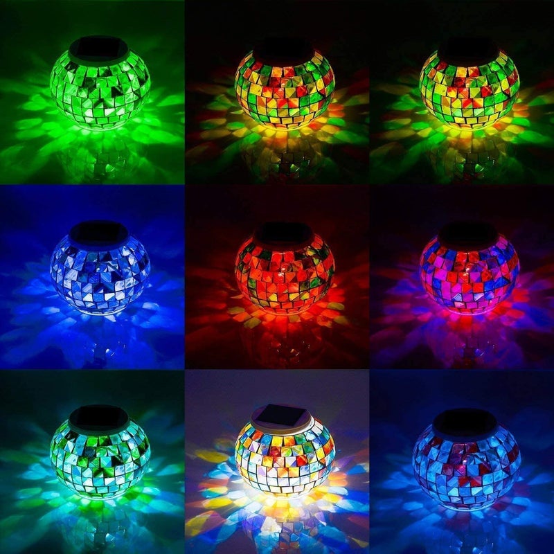 Starryfill Color Changing Solar Glass Block Led Table Lights - Rechargeable, Outdoor & Indoor, Ideal Gifts - Image 4